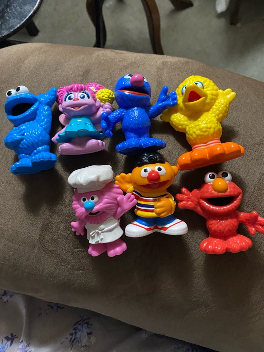 Sesame Street fig Abby Ernie, Big Bird, Elmo, Chef Gonger Cookie Monster Grover